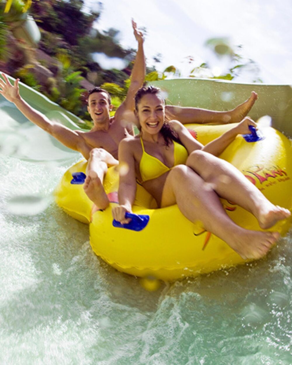 zjeżdżalnia w siam park na teneryfie