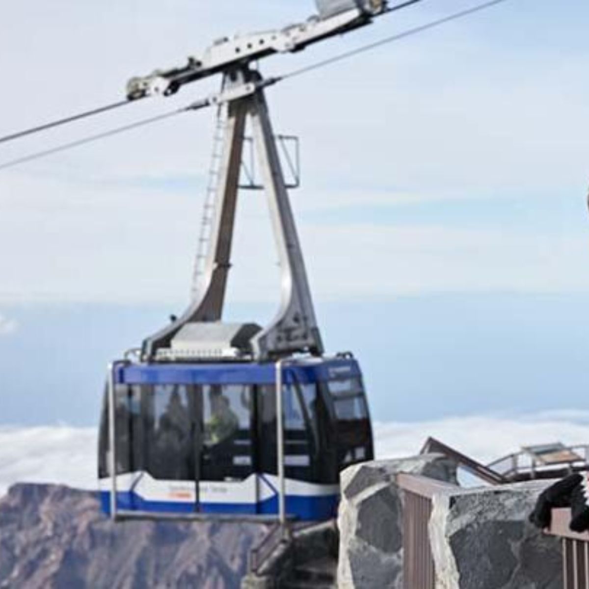 wjazd kolejką na teide
